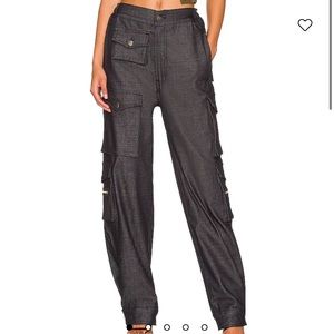 EB Denim Black Cargo Pants